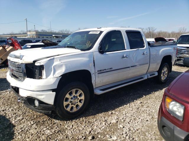 1GT125CG6BF161599 - 2011 GMC SIERRA K2500 DENALI WHITE photo 1