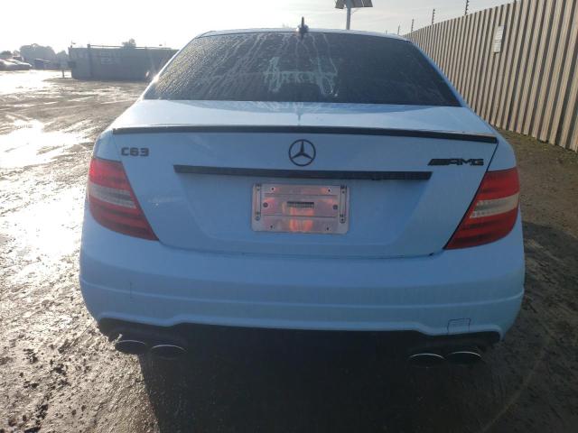 WDDGF7HB0DA858604 - 2013 MERCEDES-BENZ C 63 AMG BLUE photo 6