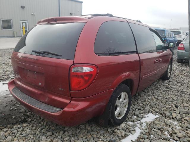 2D4GP44L86R789294 - 2006 DODGE GRAND CARA MAROON photo 3