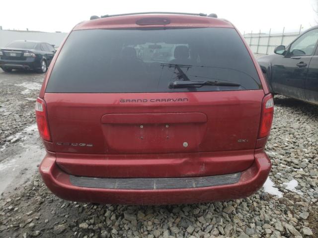 2D4GP44L86R789294 - 2006 DODGE GRAND CARA MAROON photo 6