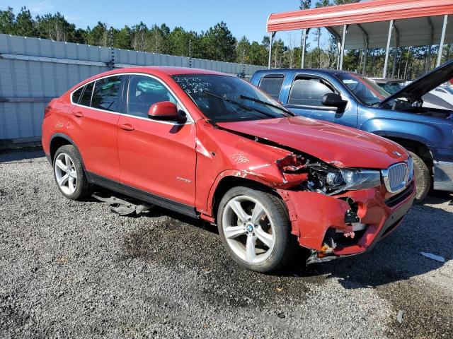 5UXXW5C52G0N92222 - 2016 BMW X4 XDRIVE35I RED photo 4