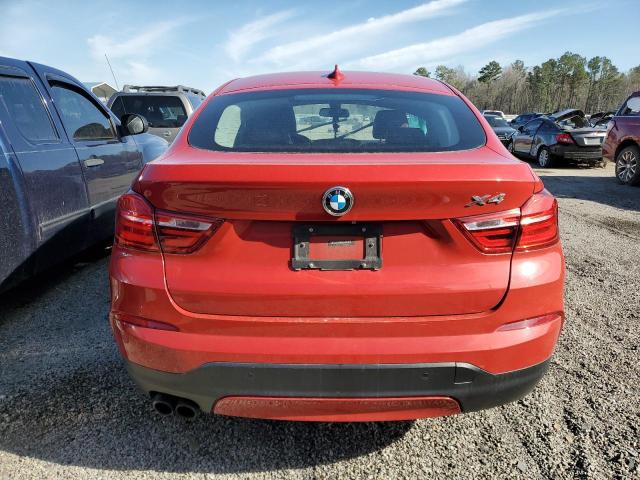 5UXXW5C52G0N92222 - 2016 BMW X4 XDRIVE35I RED photo 6