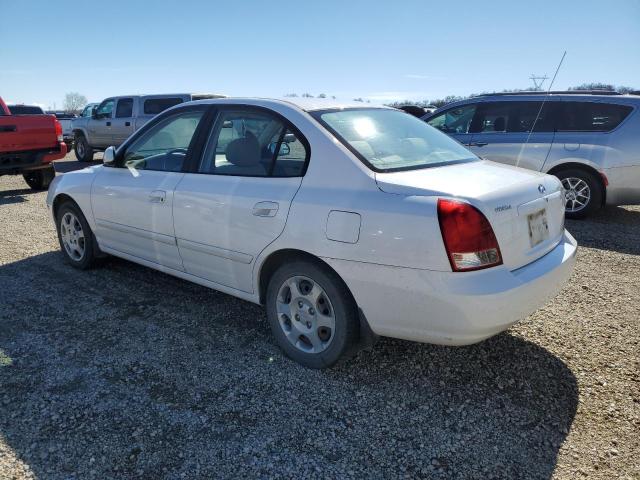 KMHDN45D22U418217 - 2002 HYUNDAI ELANTRA GL WHITE photo 2