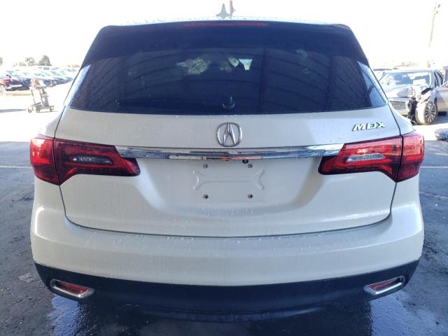 5FRYD3H24EB010455 - 2014 ACURA MDX WHITE photo 6