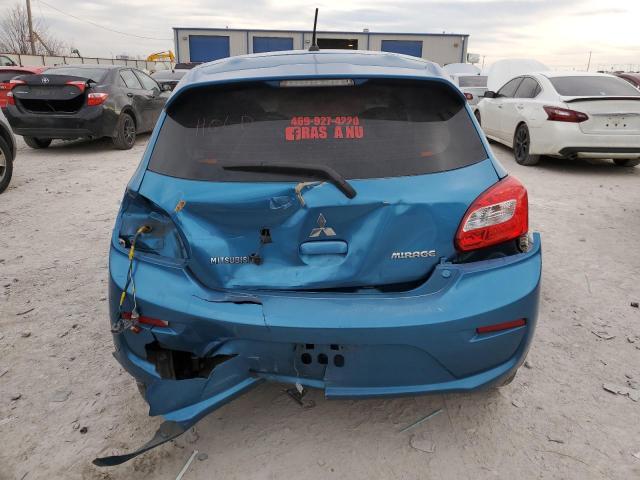 ML32A3HJ9JH012092 - 2018 MITSUBISHI MIRAGE ES BLUE photo 6