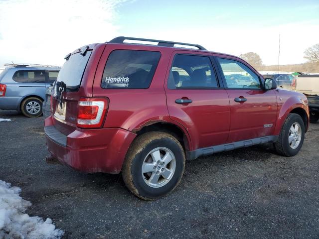 1FMCU93128KA78690 - 2008 FORD ESCAPE XLT RED photo 3