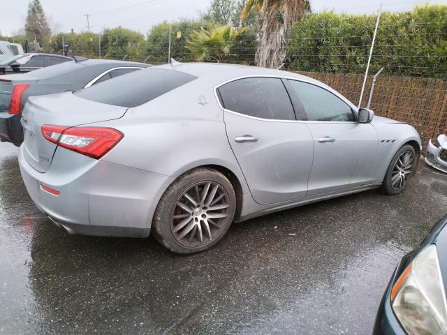 ZAM57XSA8F1155247 - 2015 MASERATI GHIBLI SILVER photo 3