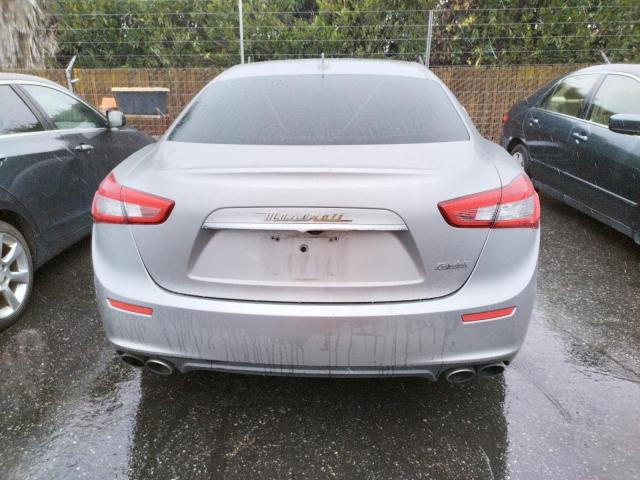 ZAM57XSA8F1155247 - 2015 MASERATI GHIBLI SILVER photo 6