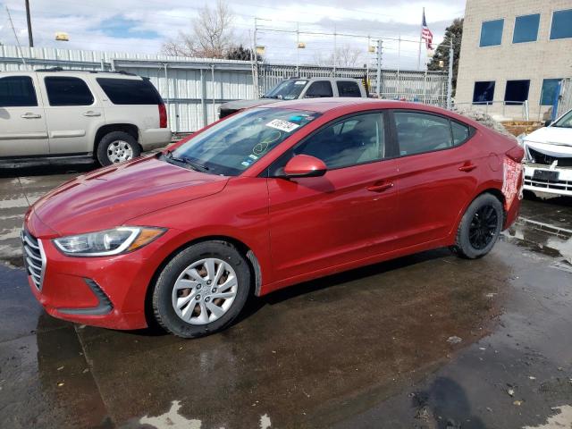 5NPD74LF1HH201697 - 2017 HYUNDAI ELANTRA SE RED photo 1