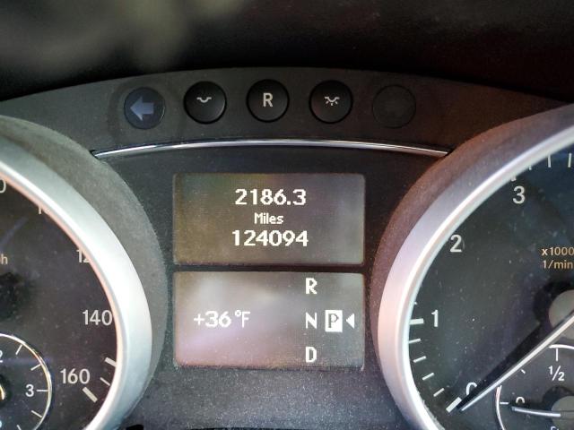 4JGBB8GBXAA593964 - 2010 MERCEDES-BENZ ML 350 4MATIC GRAY photo 9