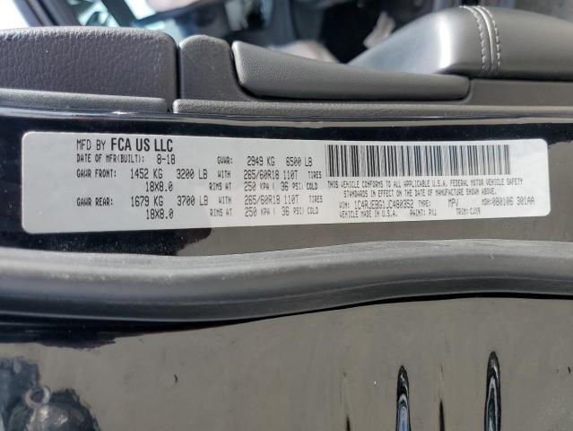 1C4RJEBG1JC480352 - 2018 JEEP GRAND CHER LIMITED BLACK photo 13