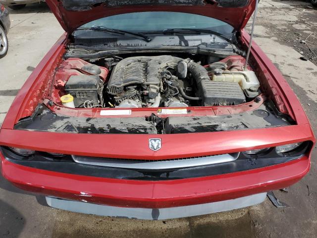 2B3LJ44V89H606485 - 2009 DODGE CHALLENGER SE RED photo 11