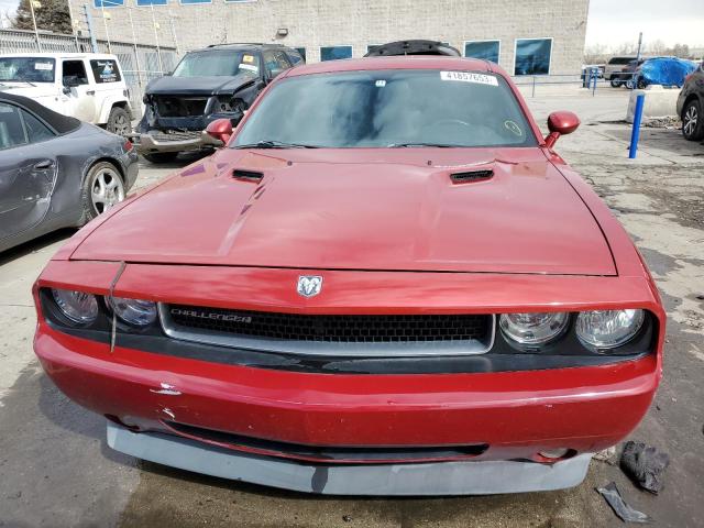 2B3LJ44V89H606485 - 2009 DODGE CHALLENGER SE RED photo 5