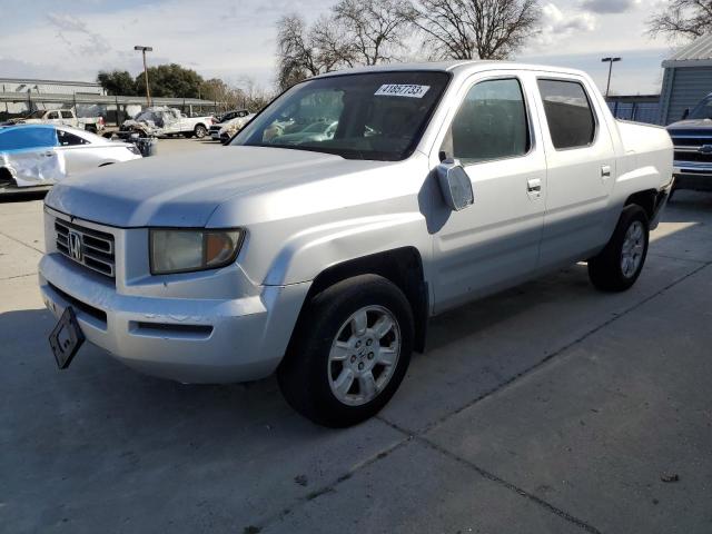 2HJYK16567H540511 - 2007 HONDA RIDGELINE RTL SILVER photo 1