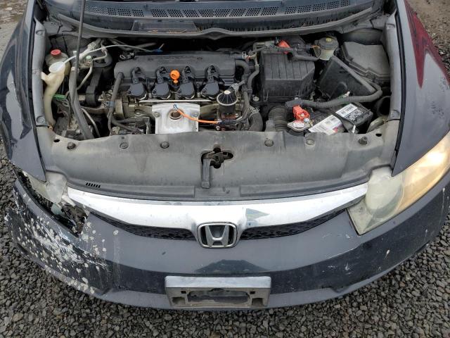 1HGFA16539L016464 - 2009 HONDA CIVIC LX BLACK photo 11