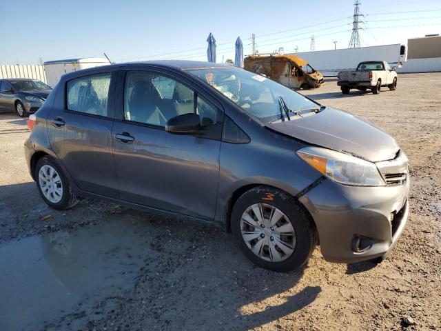 VNKKTUD36EA005305 - 2014 TOYOTA YARIS GRAY photo 4