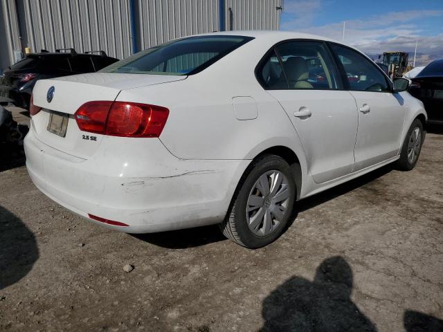 3VWDX7AJ4BM302501 - 2011 VOLKSWAGEN JETTA SE WHITE photo 3