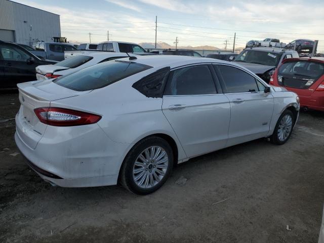 3FA6P0SU2ER357747 - 2014 FORD FUSION TITANIUM PHEV WHITE photo 3