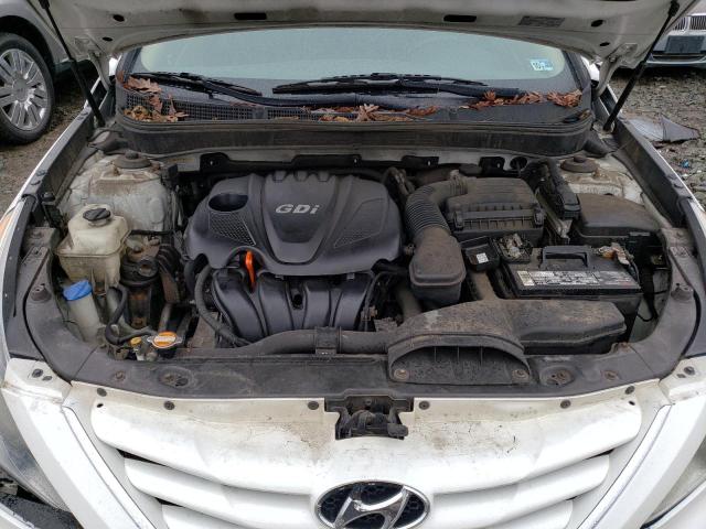 5NPEB4AC7CH480626 - 2012 HYUNDAI SONATA GLS WHITE photo 11