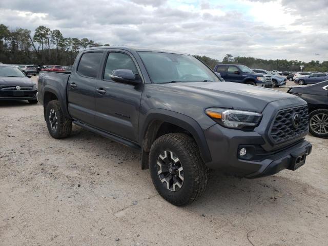 3TMCZ5AN3MM441215 - 2021 TOYOTA TACOMA DOUBLE CAB GRAY photo 4