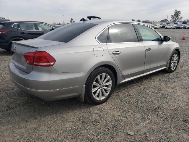 1VWCN7A30CC090511 - 2012 VOLKSWAGEN PASSAT SEL SILVER photo 3