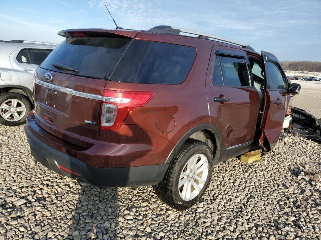 1FM5K8D84FGB04257 - 2015 FORD EXPLORER XLT MAROON photo 3