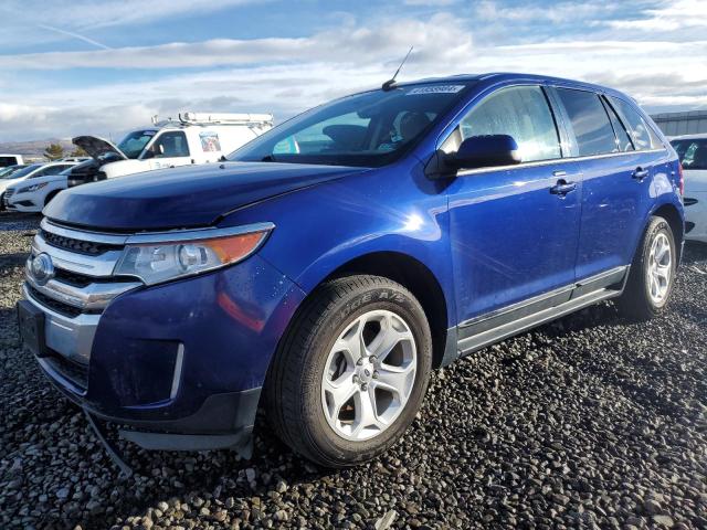 2FMDK3J94DBA62995 - 2013 FORD EDGE SEL BLUE photo 1