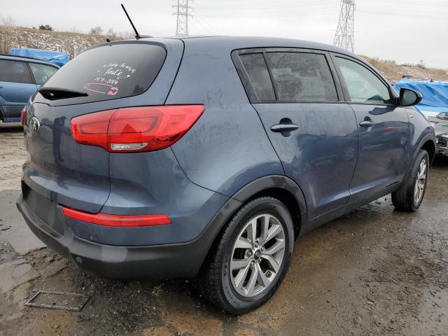 KNDPBCAC8F7693743 - 2015 KIA SPORTAGE LX BLUE photo 3