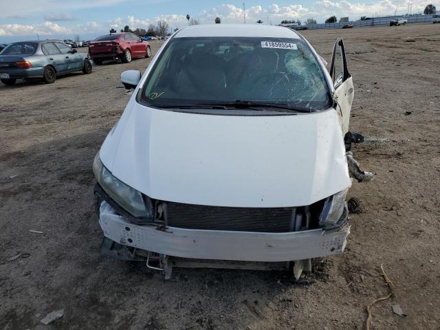 19XFB5F53EE000514 - 2014 HONDA CIVIC NATURAL GAS WHITE photo 5