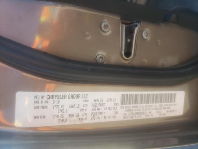 1D7RV1GP8AS239213 - 2010 DODGE RAM 1500 TAN photo 12