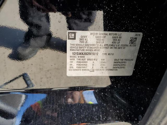 1GYS4KKJ9GR419012 - 2016 CADILLAC ESCALADE ESV PLATINUM Qara foto 13