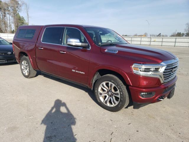 1C6SRFKT1MN579492 - 2021 RAM 1500 LONGHORN MAROON photo 4