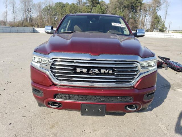 1C6SRFKT1MN579492 - 2021 RAM 1500 LONGHORN MAROON photo 5