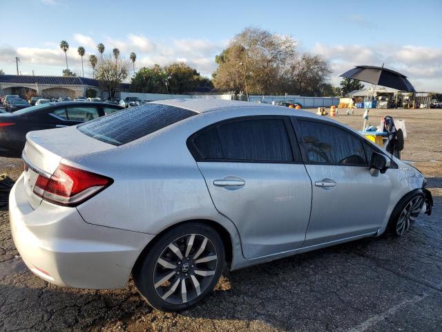 19XFB2F95EE259216 - 2014 HONDA CIVIC EXL ვერცხლისფერი ფოტო 3