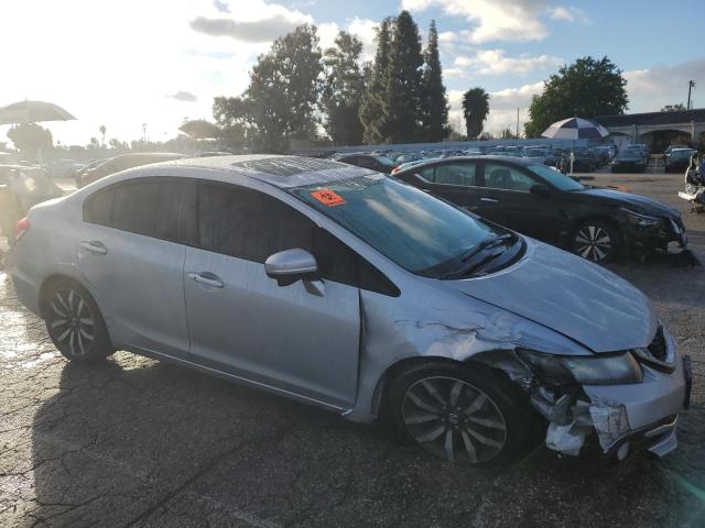 19XFB2F95EE259216 - 2014 HONDA CIVIC EXL ვერცხლისფერი ფოტო 4