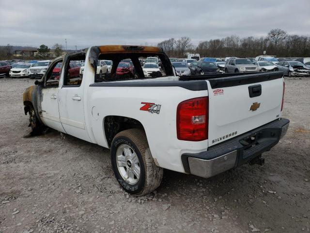 2GCEK13M571516549 - 2007 CHEVROLET SILVERADO K1500 CREW CAB WHITE photo 2