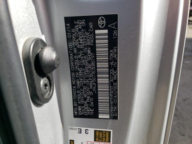 JTKJF5C77E3085197 - 2014 TOYOTA SCION TC 银色 照片 12