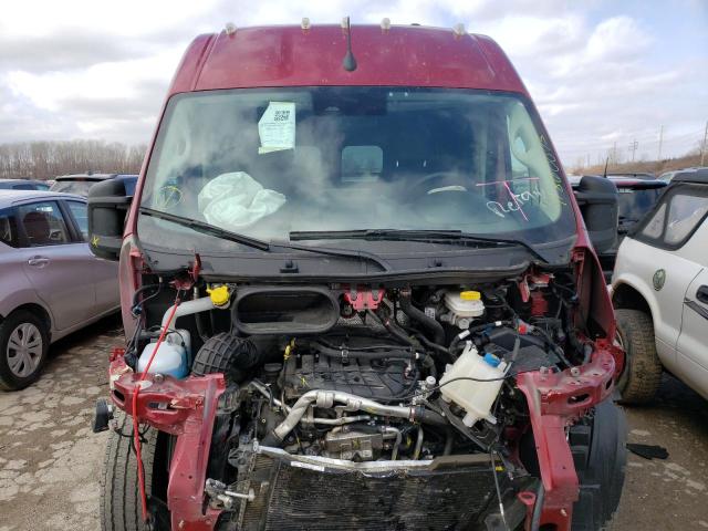 3C6MRVJG9NE117906 - 2022 RAM PROMASTER 3500 HIGH წითელი ფოტო 5
