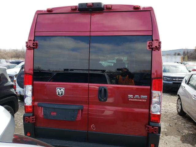 3C6MRVJG9NE117906 - 2022 RAM PROMASTER 3500 HIGH წითელი ფოტო 6