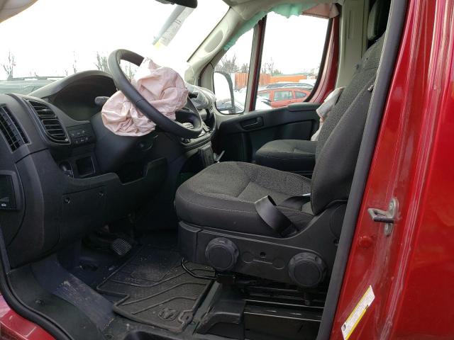 3C6MRVJG9NE117906 - 2022 RAM PROMASTER 3500 HIGH წითელი ფოტო 7