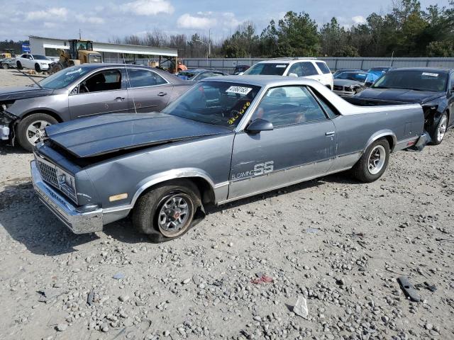 3GCCW80H6GS917463 - 1986 CHEVROLET EL CAMINO GRAY photo 1