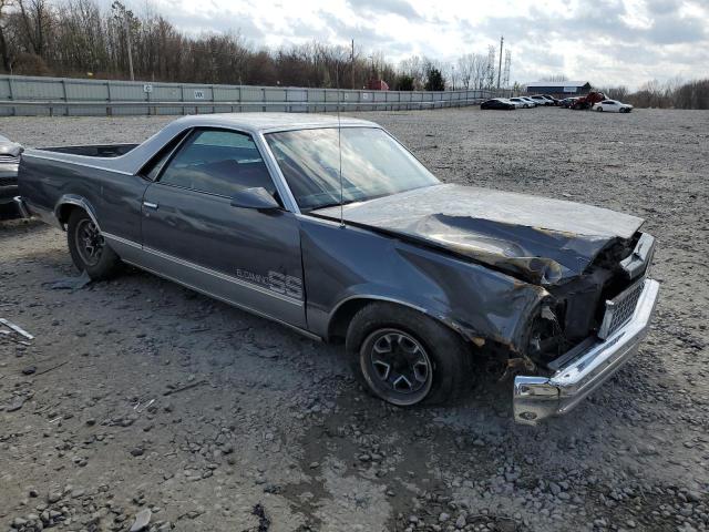 3GCCW80H6GS917463 - 1986 CHEVROLET EL CAMINO GRAY photo 4