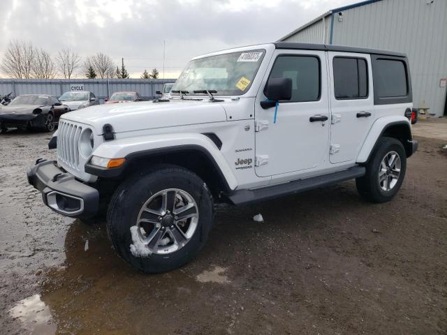 1C4HJXEG7MW820884 - 2021 JEEP WRANGLER U SAHARA WHITE photo 1
