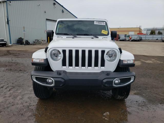 1C4HJXEG7MW820884 - 2021 JEEP WRANGLER U SAHARA WHITE photo 5