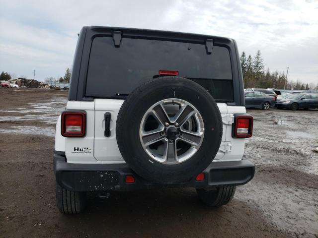 1C4HJXEG7MW820884 - 2021 JEEP WRANGLER U SAHARA WHITE photo 6