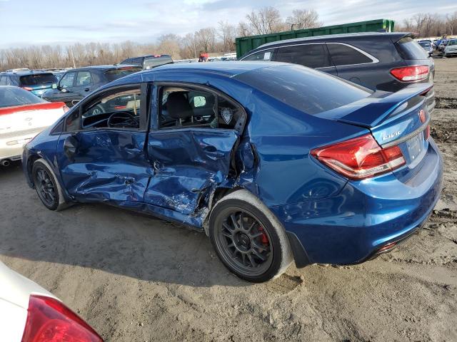 2HGFB6E51DH706764 - 2013 HONDA CIVIC SI BLUE photo 2