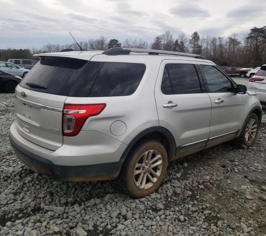 1FM5K7D98FGB13739 - 2015 FORD EXPLORER XLT SILVER photo 3