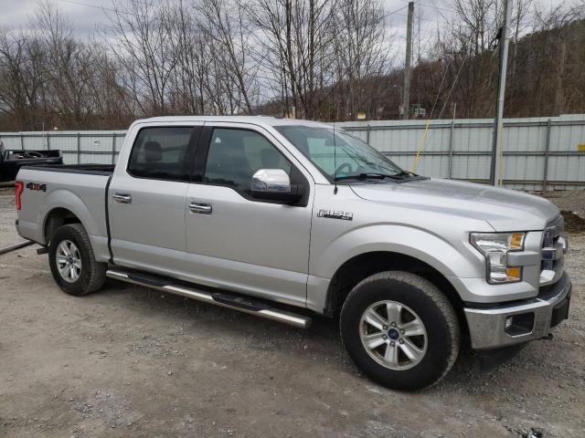 1FTEW1E83HFA12578 - 2017 FORD F150 SUPERCREW SILVER photo 4