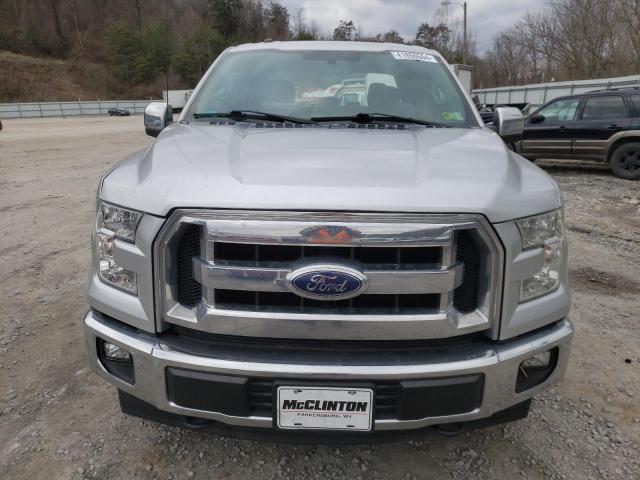 1FTEW1E83HFA12578 - 2017 FORD F150 SUPERCREW SILVER photo 5