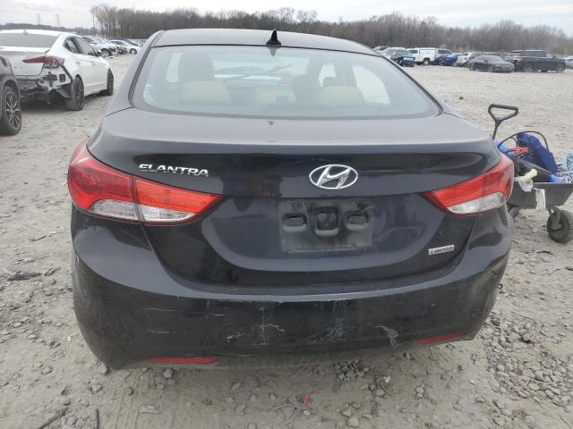 KMHDH4AE8DU753328 - 2013 HYUNDAI ELANTRA GLS BLACK photo 6